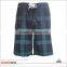 4-way stretch mens shorts with a side pocket grid printed wholesale board shorts