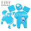 OEM Welcome Custom Design Baby Cartoon Clothing Set 8pcs Layette Set Unisex Baby Romper Clothes