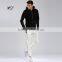 Man OEM Fancy Plain Polyester Hoody Leather Sleeve Stylish Track 5XL Hoodie Jacket