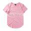 custom wholesale special cool men o-neck T-shirt and short sleeved with back zip fastener