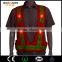 Nice material LED shirt vest high visibility safe for night cleaning