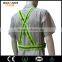 Blue LED light reflective hi visibility safety jacket for construction