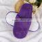 wholesale cheap hotel plastic dot cloth sole slipper