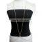 Sexy Bikini Waist Belly Belt Beach Crossover Harness Body Long Chain Necklace