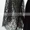 High quality black lace robe