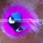 SJ746 Colorful Raccoon Fur Monster Keychains Real Fur Monster Pendant Fashion Fur Monster