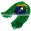 Fashion Wholesale Customize Design Women's Voile Brazil Flag Print Scarf