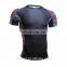 Men Short sleeves sublimation fitness compression wear for sale