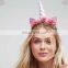 party costume flower unicorn headband