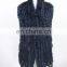 New Fashion Knitted Rabbit Fur Vest Brand New Knit Fur Waistcoat Knitting Gilet With Tassel