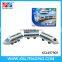 Christmas gift electric railway train toy sets with light and music
