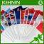 Custom Cute Gift Decorative Screen Printing Hand Shaking Flag on Stick