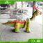 KAWAH Artificial Dinosaur Rides Electric Coin Operated Rubber Animal Car For Kids