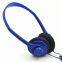 3.5mm noise cancellation blue airline headset headphone