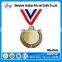 custom red coper football Medallions / gold/silver/bronze medallions