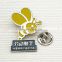 Cute bee custom lapel pin with enamel logo, metal enamel pin