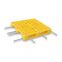 Grid single face four way 3 skids plastic pallet for warehouse