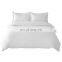 Fashionable Cotton Washed Double White Cream Duvet Cover Set For Bedding Room