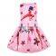 Clothes Dress 2020 Summer Cotton Cartoon Kids Girls Dress Wholesale Children's Clothing