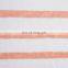 Remnants 100% Linen Stripe Print Jersey Fabric for garments