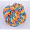 Hot Sale Pet Supplies Toy Teaser Ball Cotton Tie Knots Ball Pet Interactive Toys