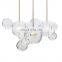 Modern Clear Glass Bubble Lamp Chandelier For Home Decor Fixture Clear Glass Ball Pendant Lamp