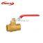 pn30 brass full port shut off ball valve - 1/4'' turn