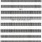 JOYFUL 517-526 flower classic mesh striped 3d adhesive nail stickers black and white color decals