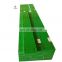 belt conveyor impact bar uhmwpe wear resistance strips conveyor belt impact pad colored uhmwpe bar green plastic hdpe wear strip