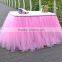 Romantic Wedding Party Birthday Supply Dessert Station Tutu Tulle Table Skirt Cover SD103