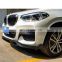Car accessories body kit X3 G01 X4 G02 glossy black /matte black/Carbon look Modified front bumper front lip for x3 x4