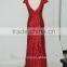 Flashing Beaded Tank Top Neckline Floor Length Sequined Backless Evening Dress