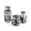 Decorative Silver Plated Marble Pattern Porcelain Vase High-end Ceramic Vase for Table Decoration