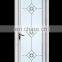 China hot sale aluminum bathroom decoration glass door