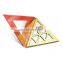Best sale special shape cosmetic packaging custom triangle eyeshadow palette with magetism closure