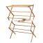 Bamboo Wooden Foldable Clothes Rack Shelf Heavy Duty Expandable Cloth Drying Rack Towel Rack Stand