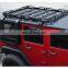 STEEL ROOF RACK WITH LADDER FITS TO 4 DOORS JEEP WRANGLER JK 2007-2018
