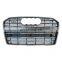 Grill for Audi A6 C7 A6L Car accessories front bumper grille no logo style mesh facelift RS6 grill 2016-2018