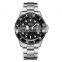 OULM HT6040 Men's Fashion&Casual Watch Japan Quartz Movement Stainless Steel Band Business Watch Auto Date