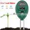 Larksci No Battery Required Soil Medidor PH Meter Moisture Tester Light Sensor