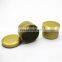 Eco friendly soy wax tinplate box rose gold black empty small round candle tins with lid 4oz 8oz metal container tin box