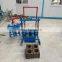 Factory Supply small mobile portable Manual Hollow Cement fly ash Block bricks Making machinery Brick block Maker making Machine