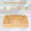 Bamboo Bread Box Wooden Kitchen Storage Bin Bread Container With Transparent Window