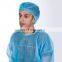 Cheap price disposable white blue green black hotel non woven bouffant cap