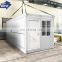 China prefab folding container house foldable container house living  foldable house luxury with low cost