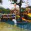 Large amusement equipment Fiberglass water water village water house pirate ship children's park combination slide amusement facilities