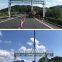 Hot-dip galvanized steel structure highway sign pole gantry for highway