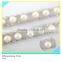 Rhinestone Chain White Pearl Fabulous 888 Crystal Cup Chain mix Round Pearl