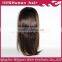 Natural Looking Brazilian Hair Short Bob Full Lace Wig For Black Women
