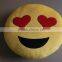 free sample Emoji bedding/wholesale plush custom whatsapp emoji pillow